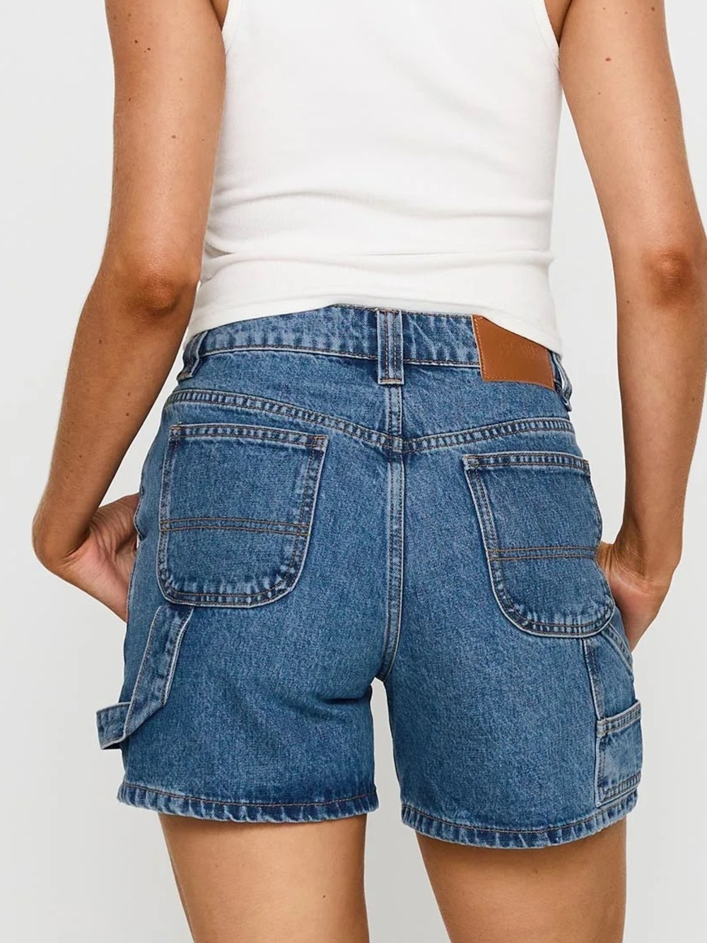 Princess Polly Denim Carpenter Shorts - Picture 4 of 5